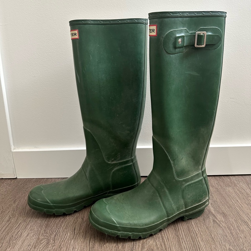 Hunter Women's Rain Boots - Green size 9
